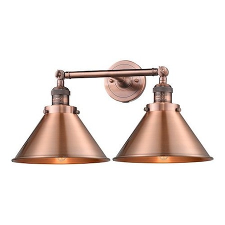 Innovations Lighting 2 Light Vertical Bath Vanity Light 208L-AC-M10-AC